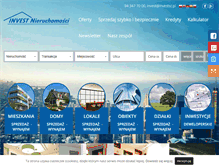 Tablet Screenshot of nieruchomosci-invest.pl